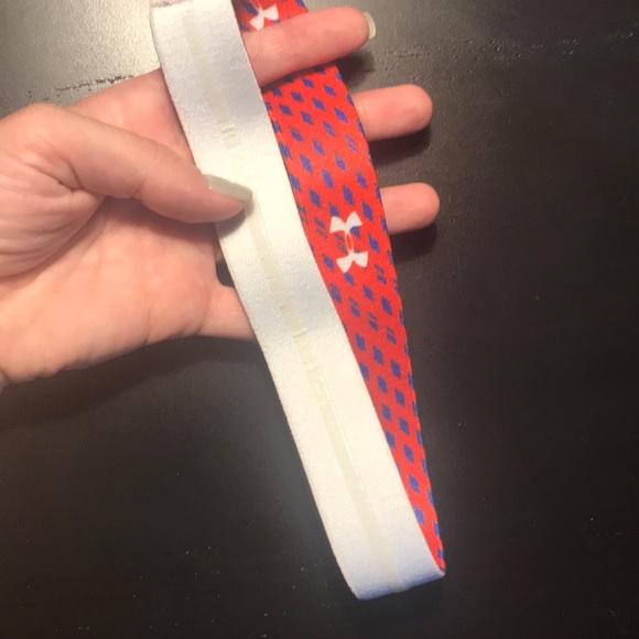 NWOT UA Headband - Red/Blue Diamonds - Picture 4 of 7